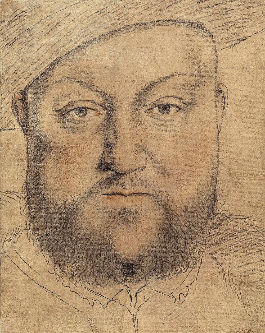 Retrato del rey Enrique VIII de Inglaterra (ca. 1540) de Hans Holbein der Jüngere