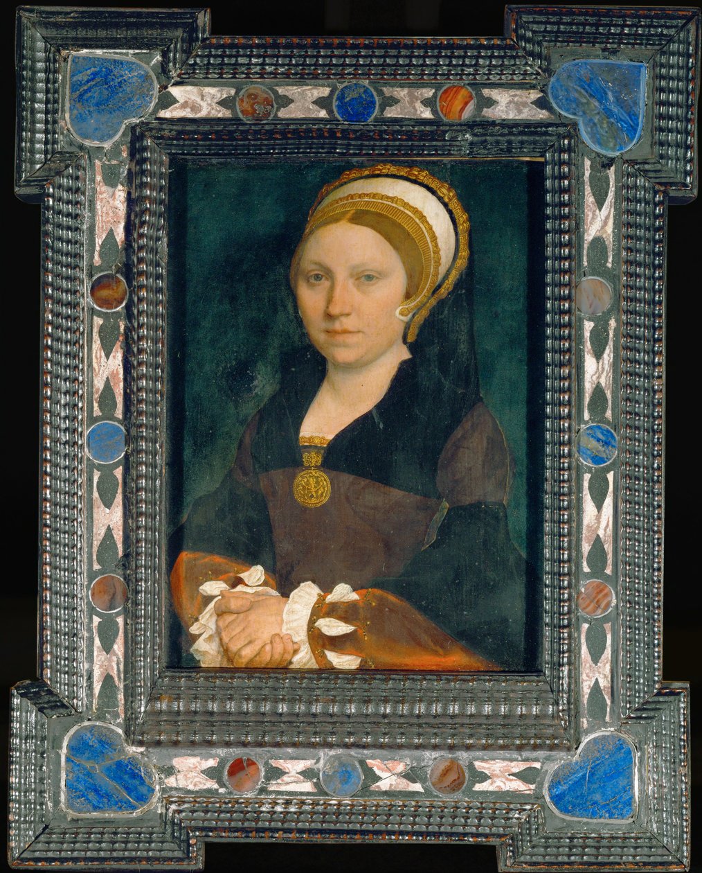 Retrato de una dama inglesa, después de 1540 (pintura sobre madera de roble) de Hans Holbein the Younger