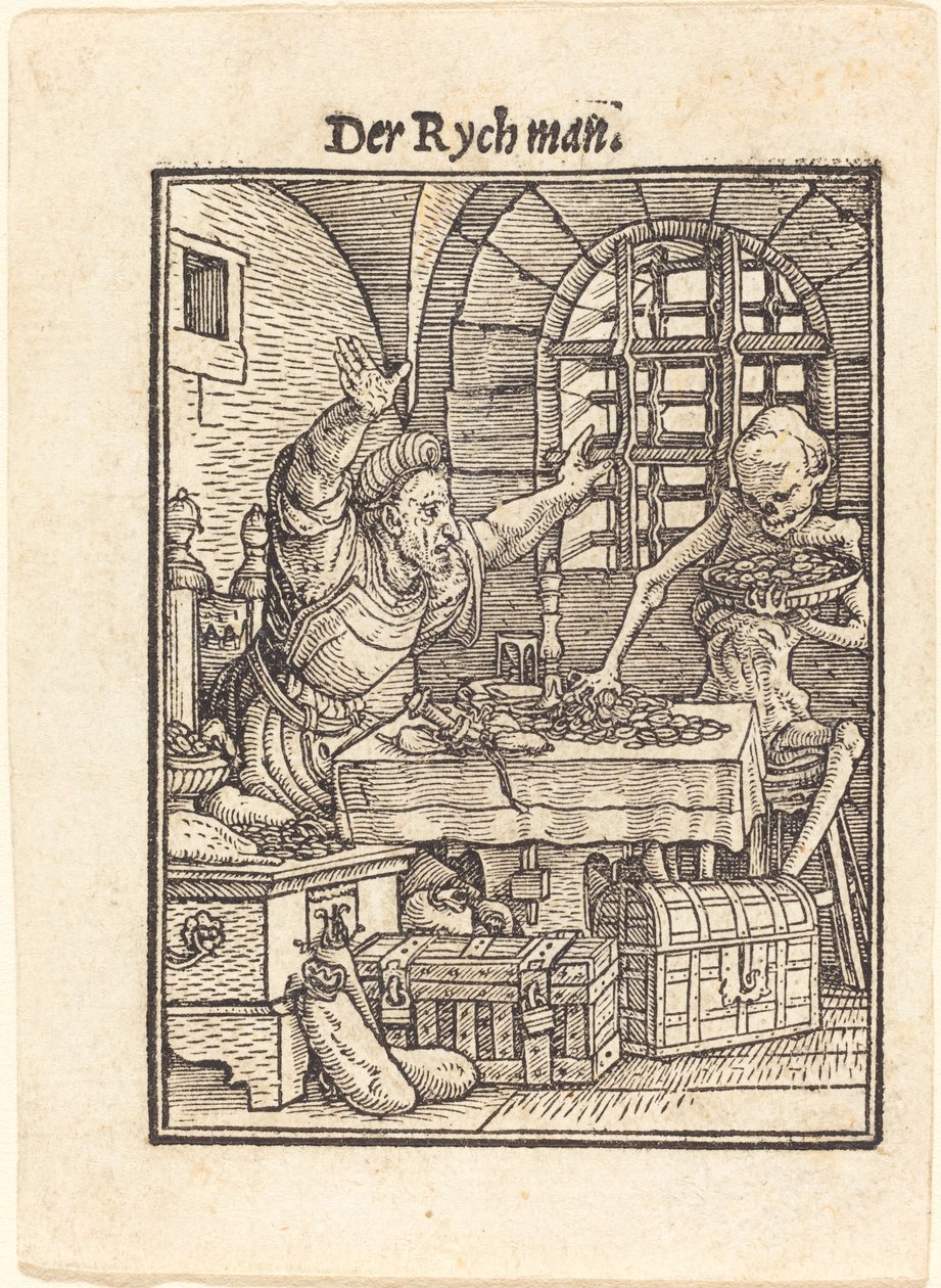 Hombre rico de Hans Holbein der Jüngere