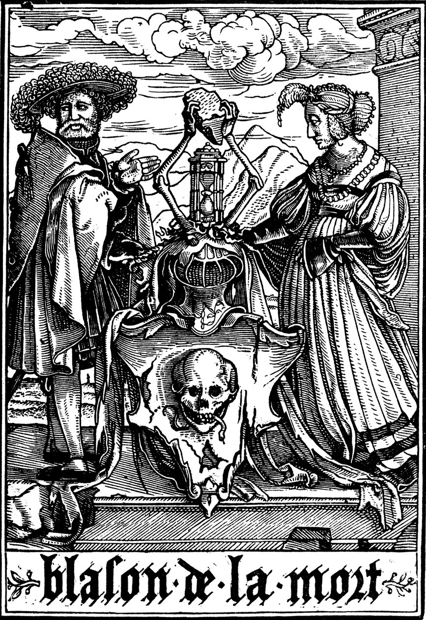 Los brazos de la muerte, 1538 de Hans Holbein der Jüngere