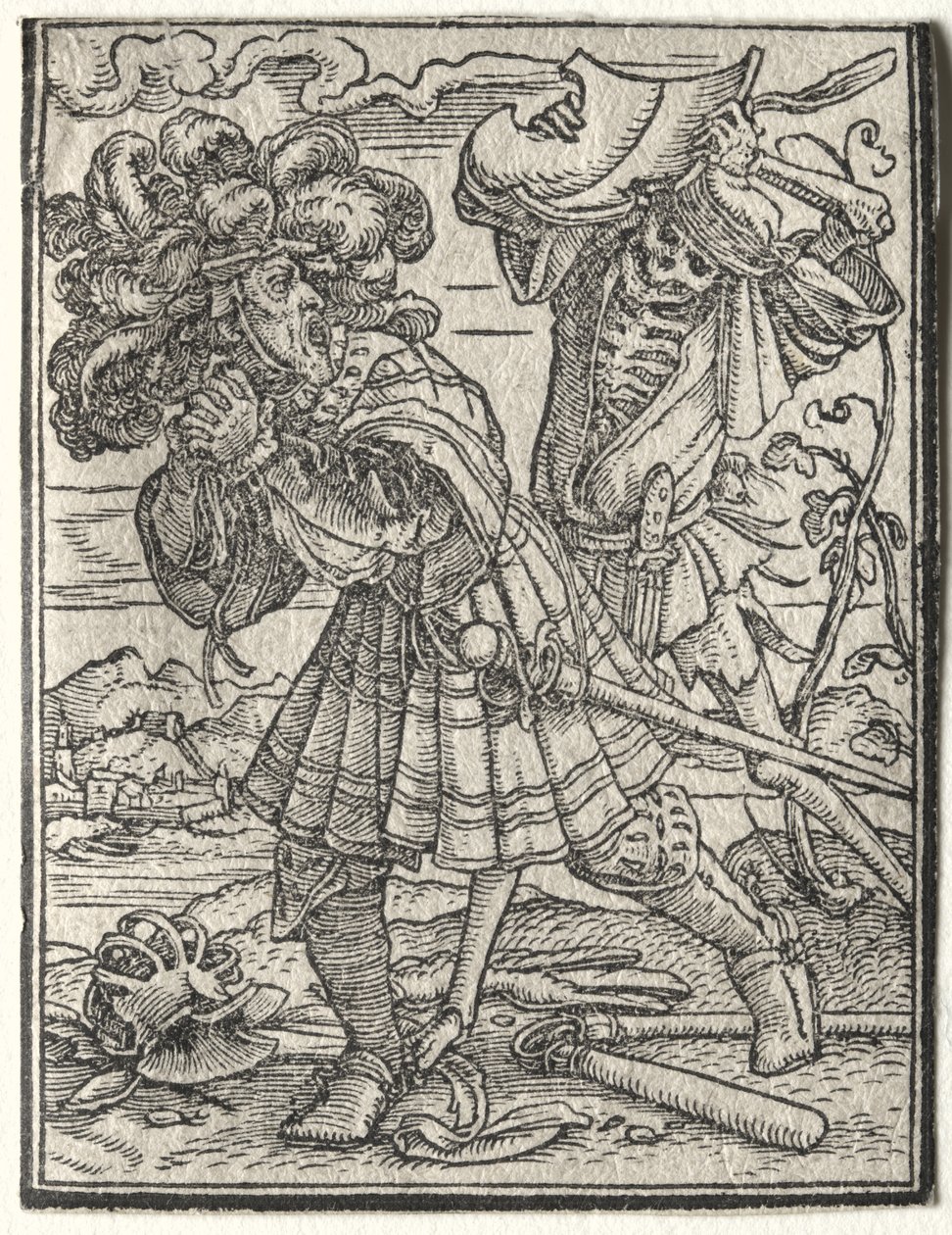La Danza de la Muerte: El Conde de Hans Holbein the Younger
