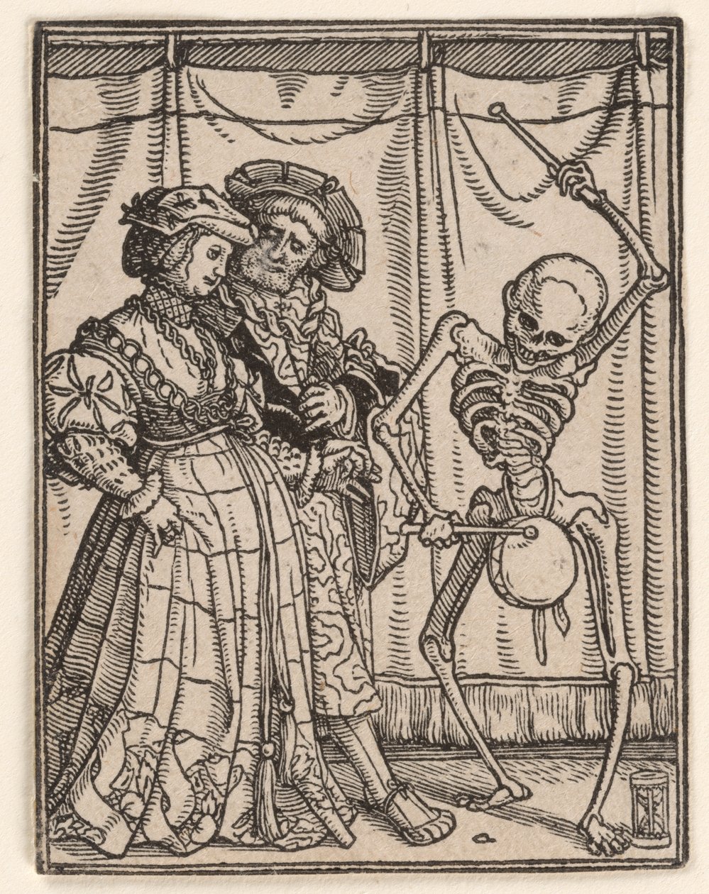 La noble dama, de «La danza de la muerte» de Hans Holbein the Younger