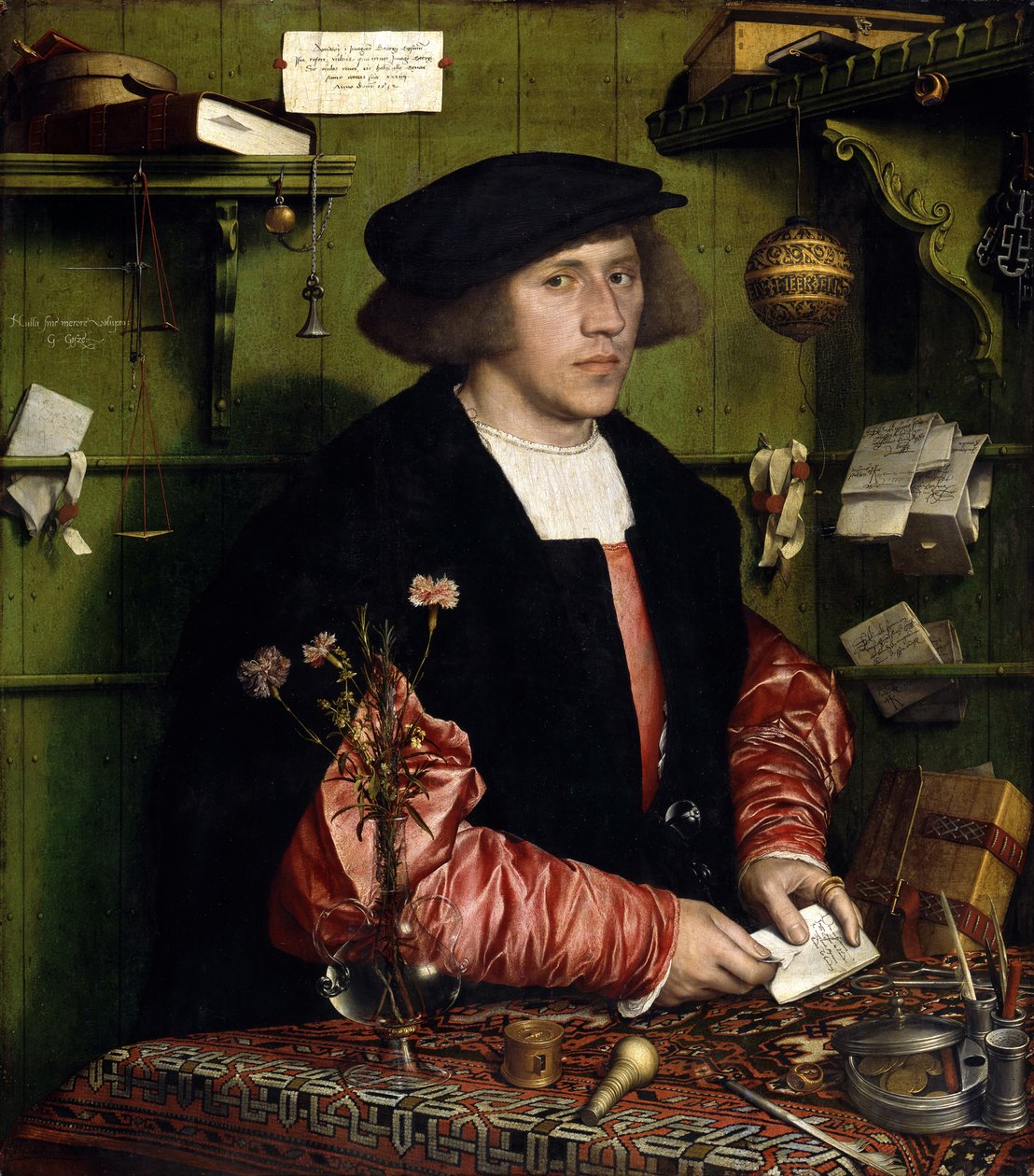 El comerciante George Gisze (1497-1562) de Hans Holbein the Younger