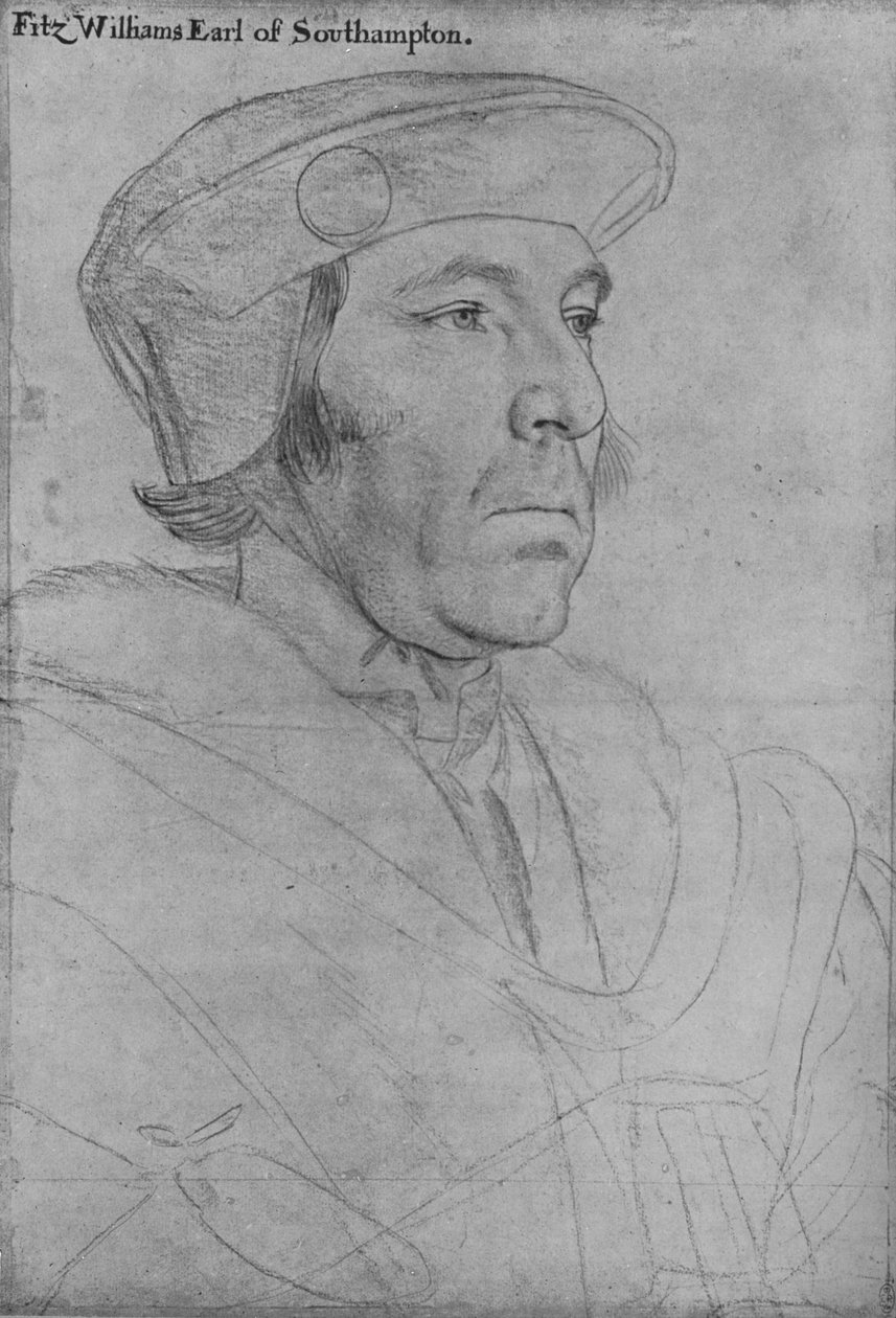 William Fitzwilliam, Conde de Southampton, c1536-1540 1945 de Hans Holbein der Jüngere