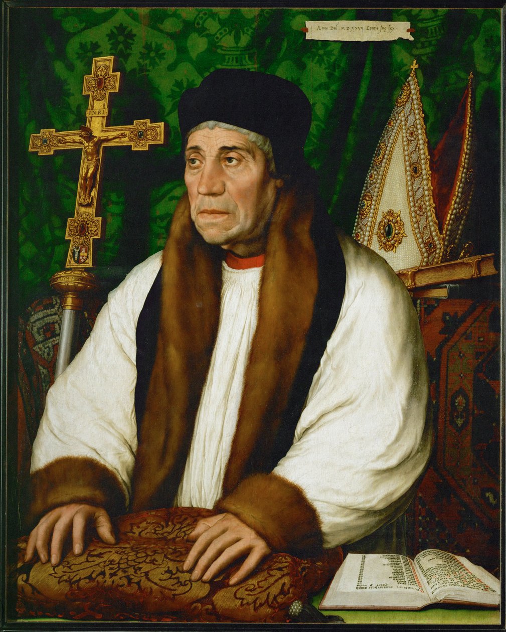 William Warham, Arzobispo de Canterbury ... de Hans Holbein the Younger
