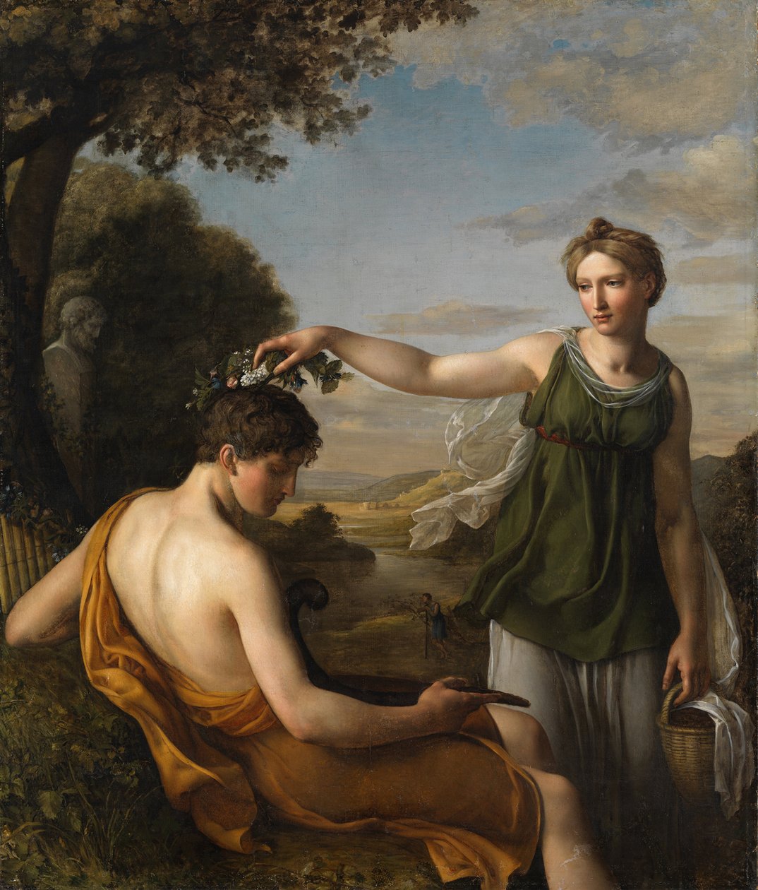 Cloe, de Oeri, Hans Jakob (1782-1868). Óleo sobre lienzo de Hans Jakob Oeri