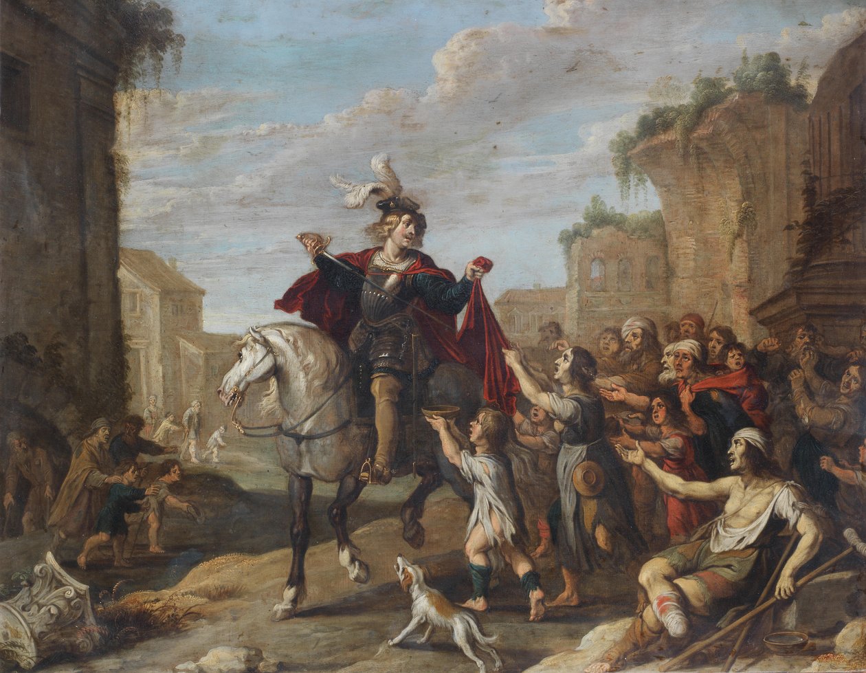 San Martín dividiendo su capa de Hans Jordaens III