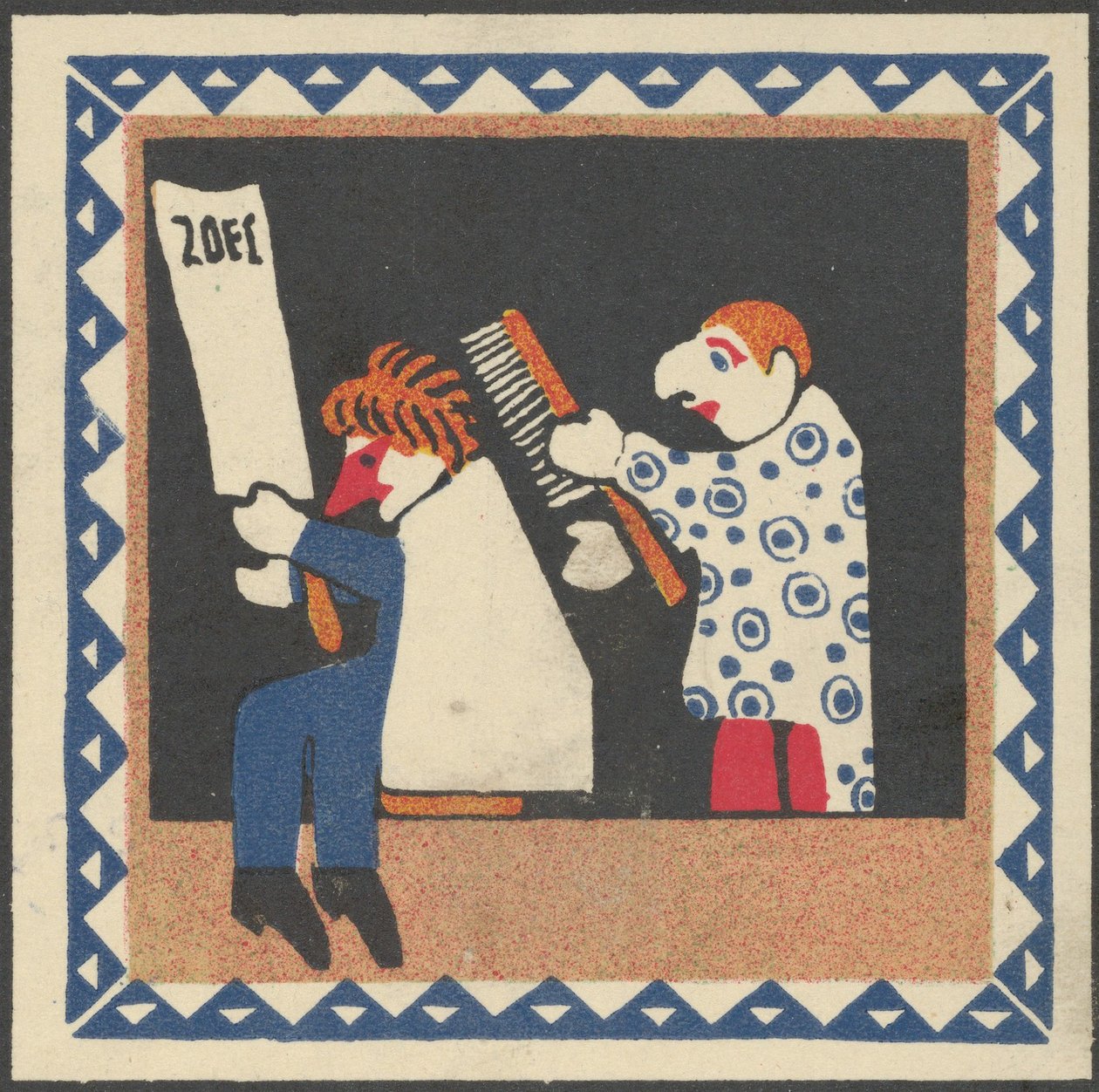 Teatro de Kasperl, 1907 de Hans Kalmsteiner