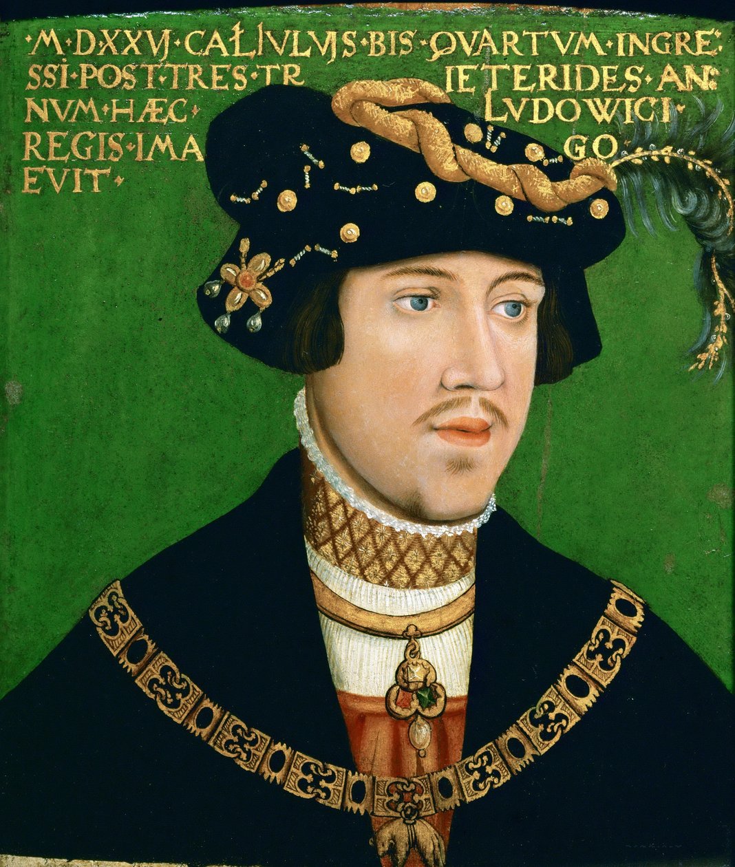 Retrato de Luis II, rey de Hungría (1506-1526) de Hans Krell