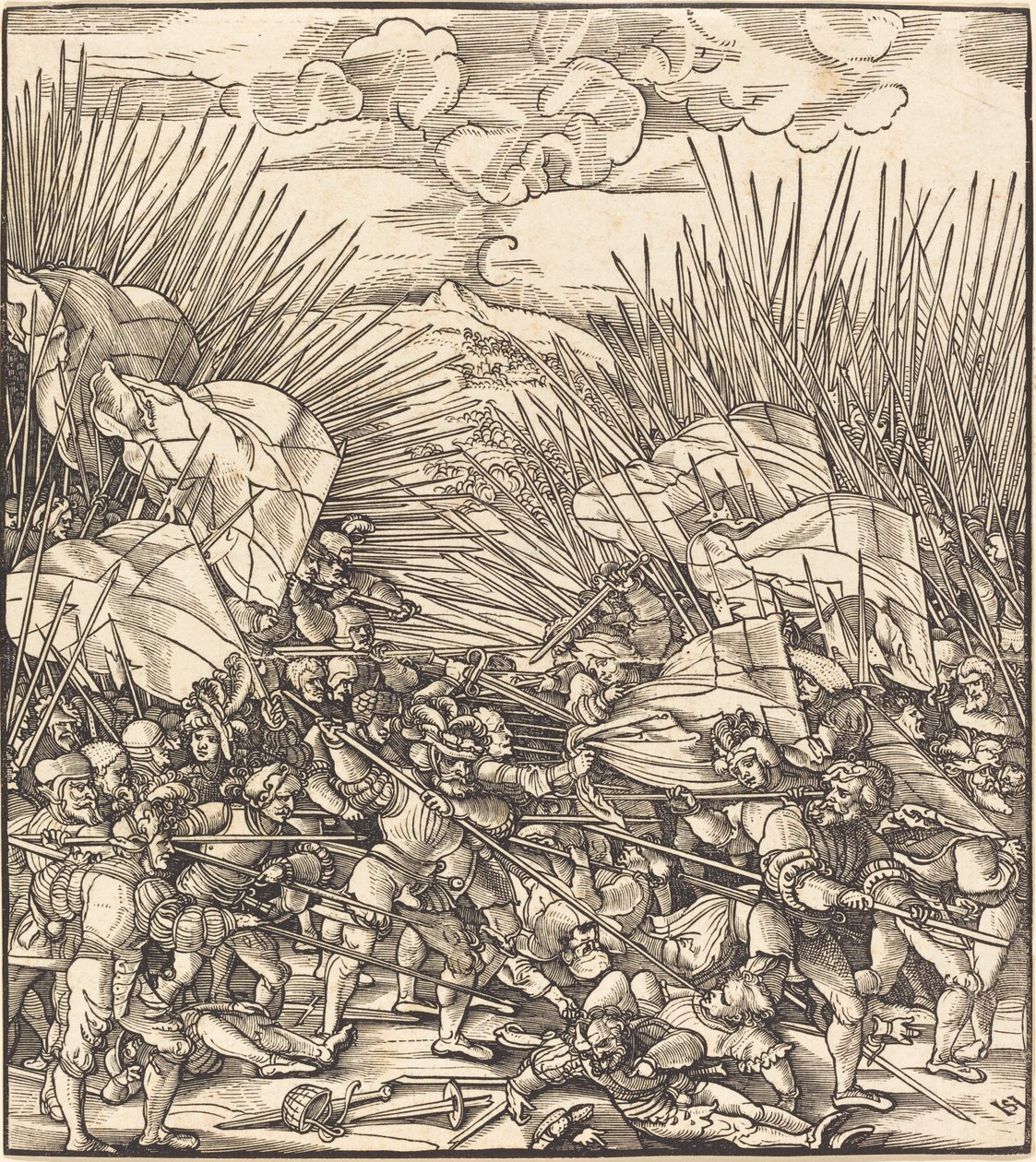 Batalla de Cividale de Hans Leonard Schaufelein