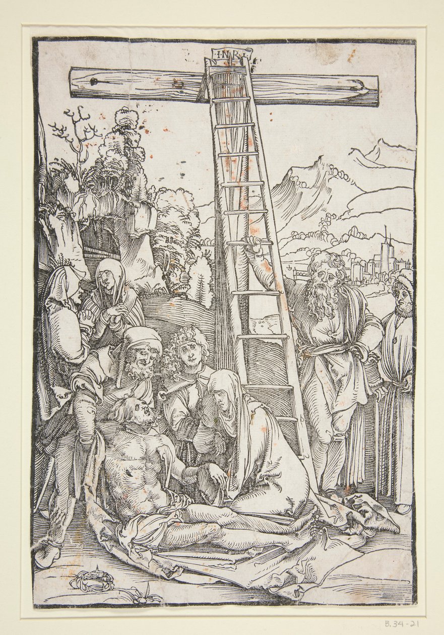 Lamentación de Cristo (de la Pasión de Cristo) de Hans Leonard Schaufelein