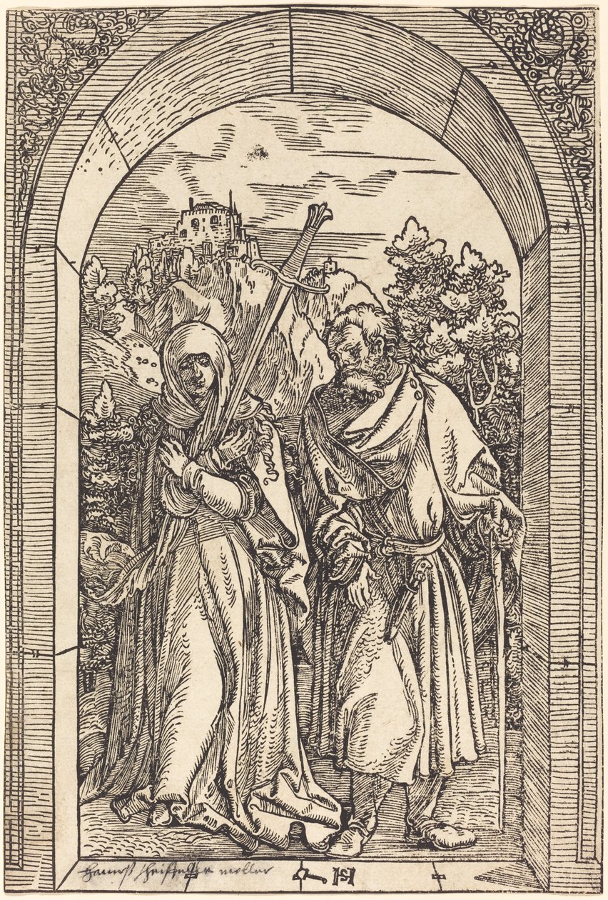 Mater Dolorosa y San José de Hans Leonard Schaufelein