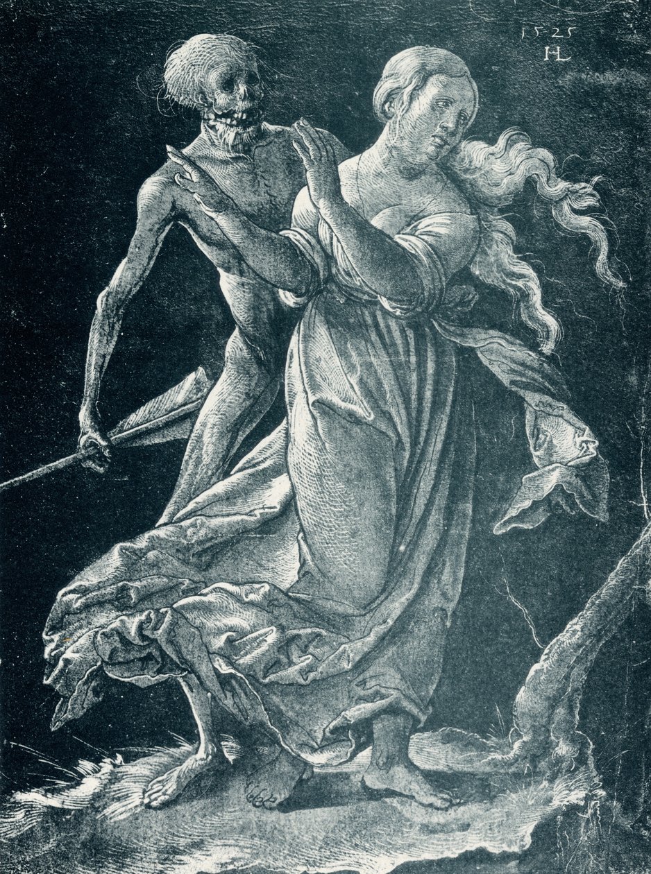 La Muerte capturando a una niña de Hans Leu