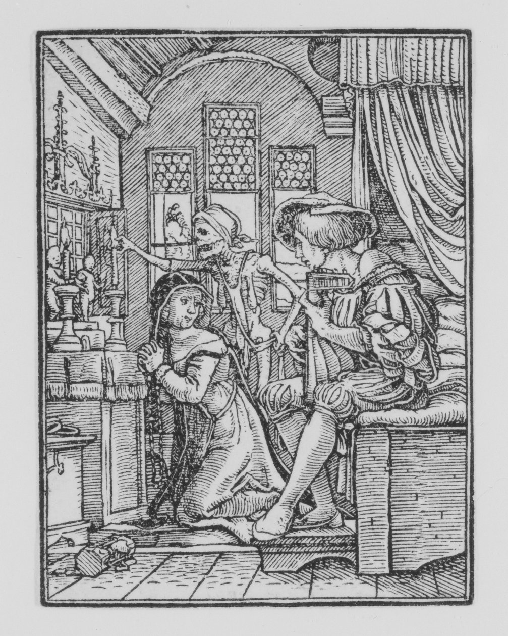 La monja, de La danza de la muerte de Hans Lützelburger