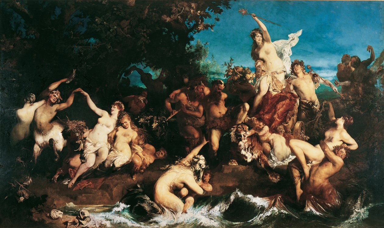 Baco y Ariadna de Hans Makart