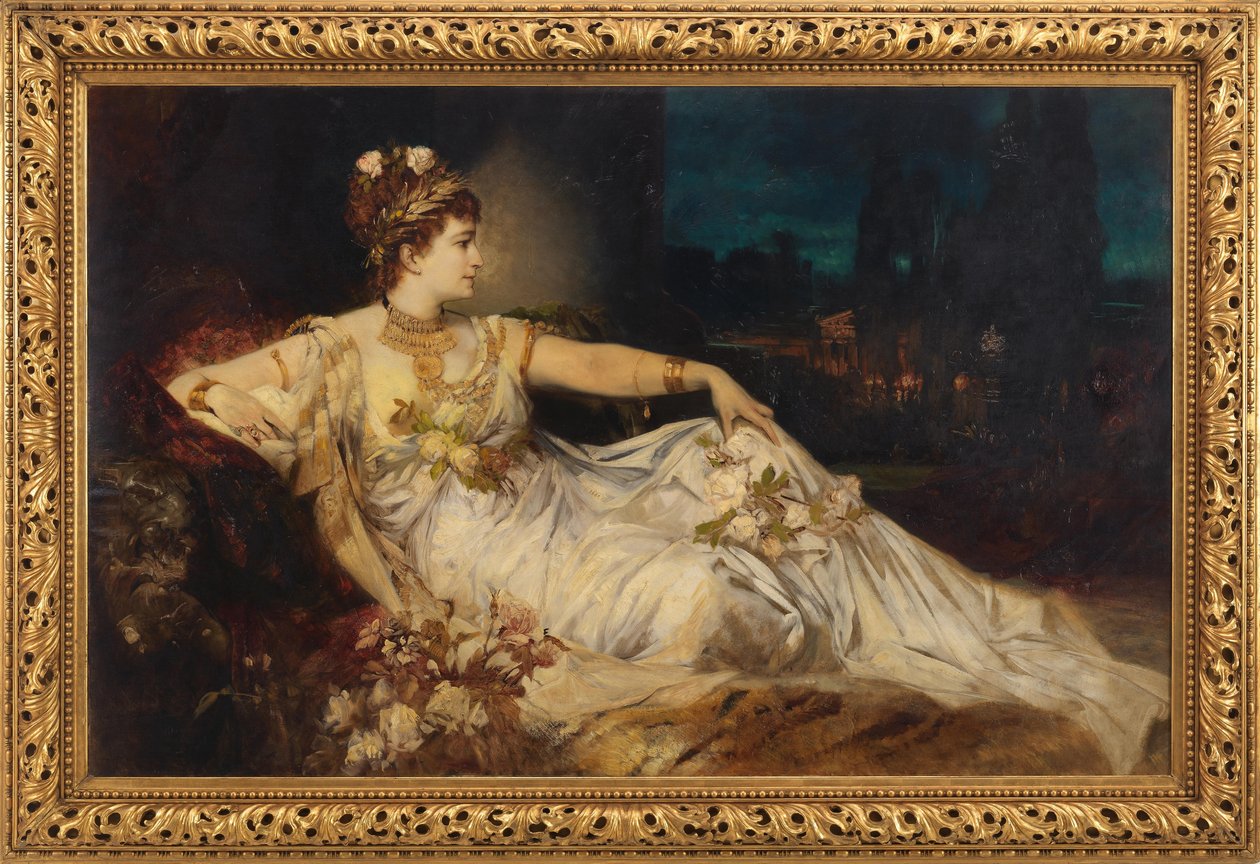 Charlotte Wolter (1834-1897) como «Mesalina» en «Arria y Mesalina» de Adolf von Wilbrandt de Hans Makart