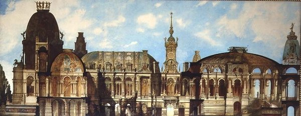 Diseño para un proyecto arquitectónico de Hans Makart