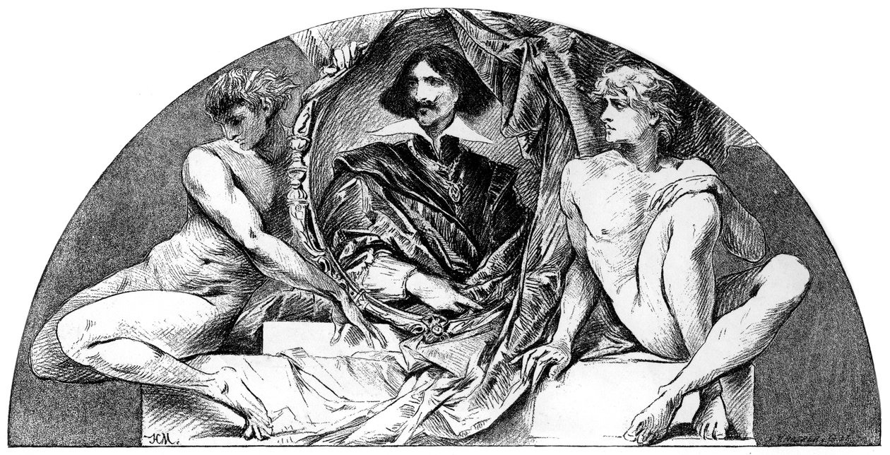 Diego Velázquez, artista español, c1880-1882 de Hans Makart