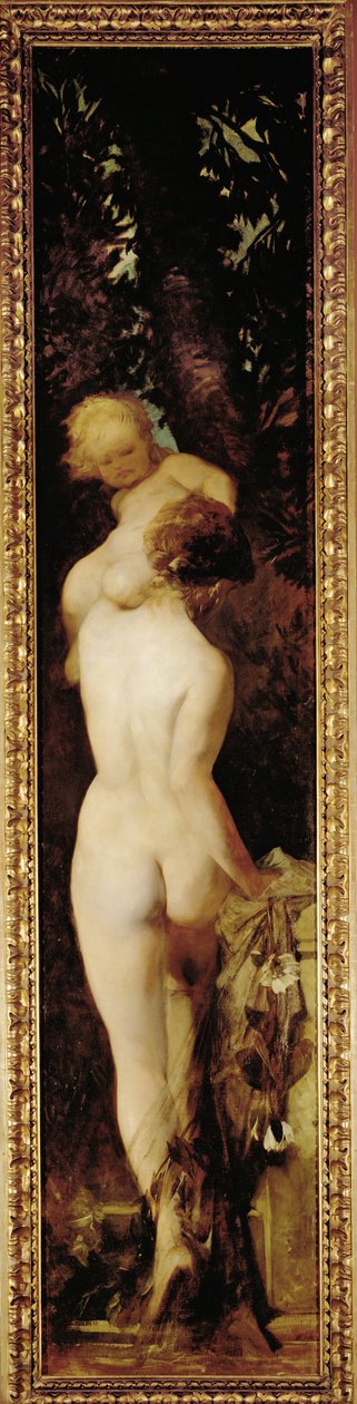 Touch - de la serie Die fuenf Sinne (óleo sobre lienzo) de Hans Makart