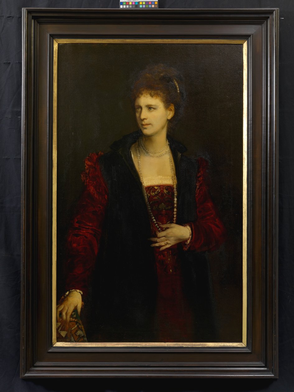 Zerline Gabillon, nacida en Würzburg (1834-1892), actriz de Hans Makart