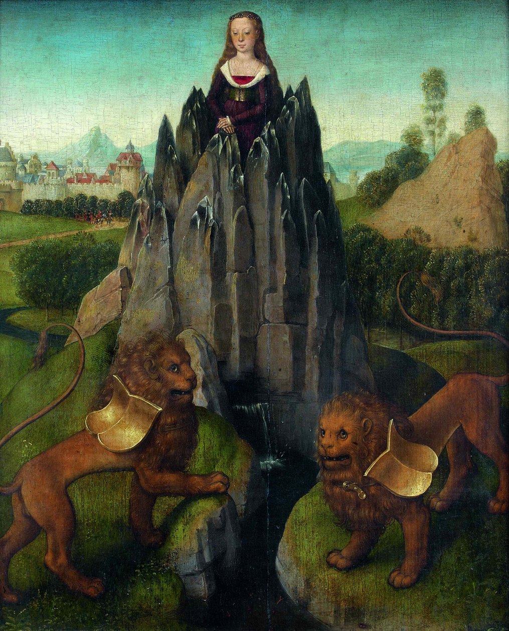 Alegoría de la castidad, ca 1475 de Hans Memling