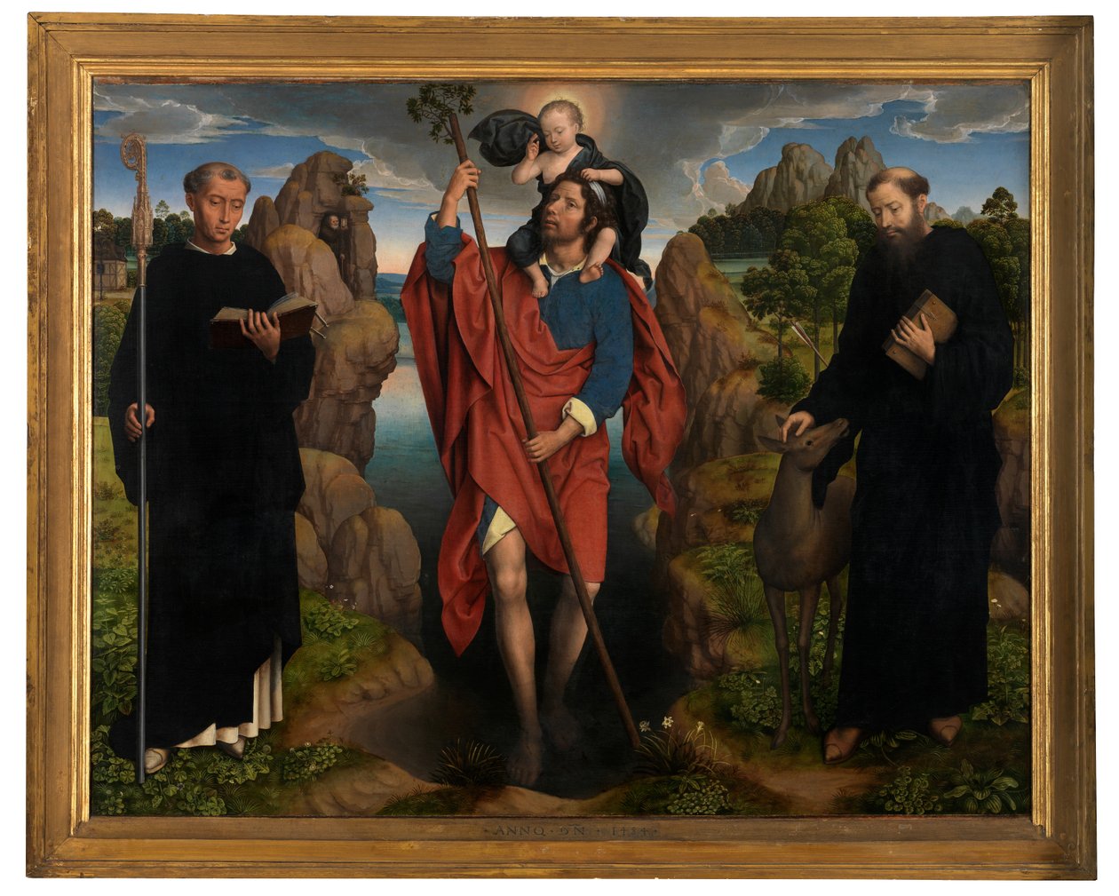 Panel central del Tríptico de Willem Moreel de Hans Memling
