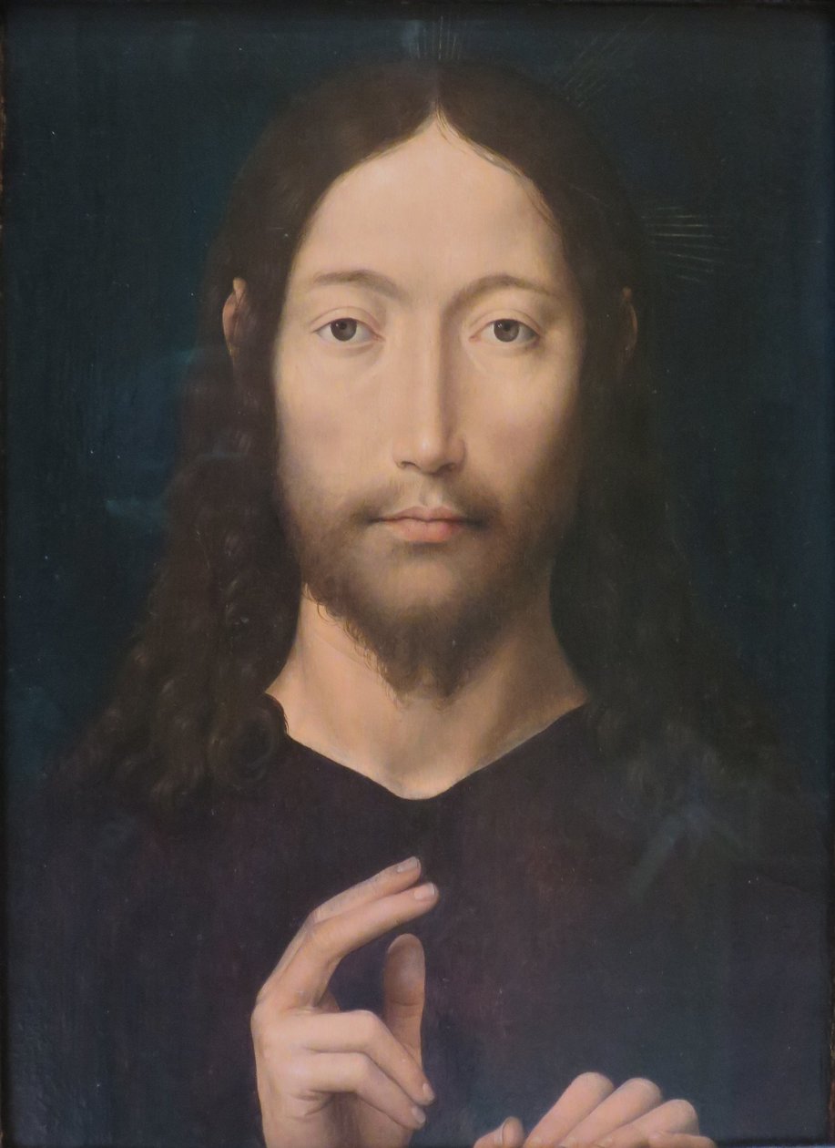 La bendición de Cristo de Hans Memling