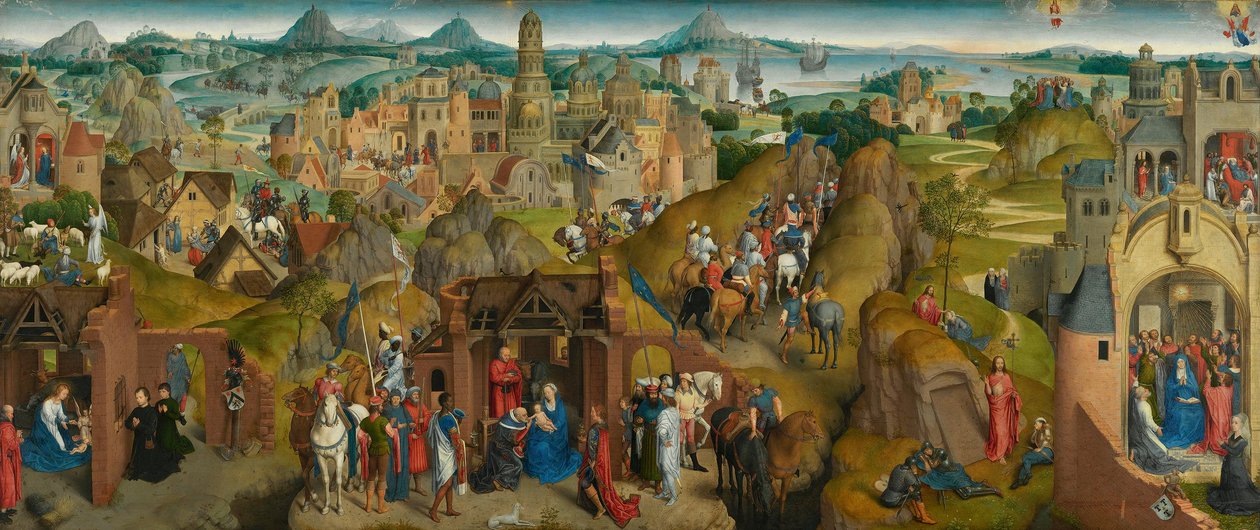 Las siete alegrías de María de Hans Memling