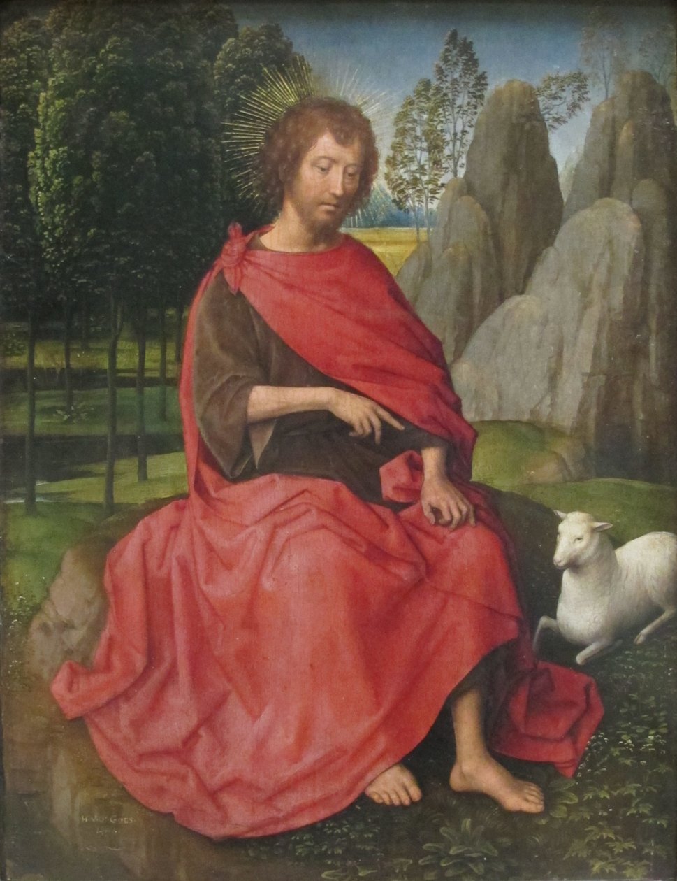 Holandés: Saint Jean-Baptiste San Juan Bautista. de Hans Memling