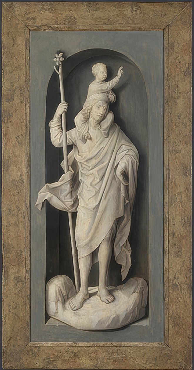 San Cristóbal. Hacia 1478 de Hans Memling