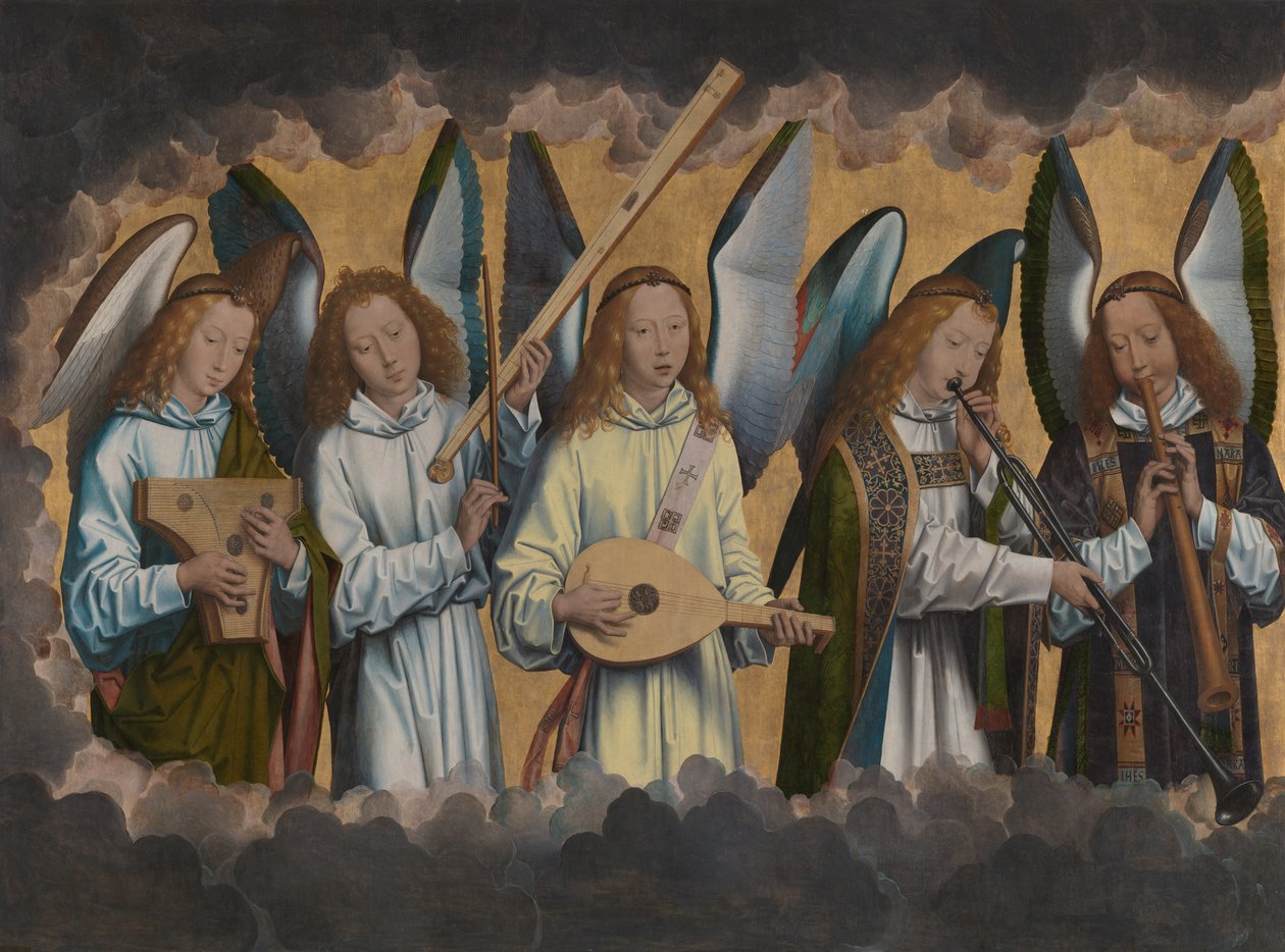 Ángeles de la música de Hans Memling