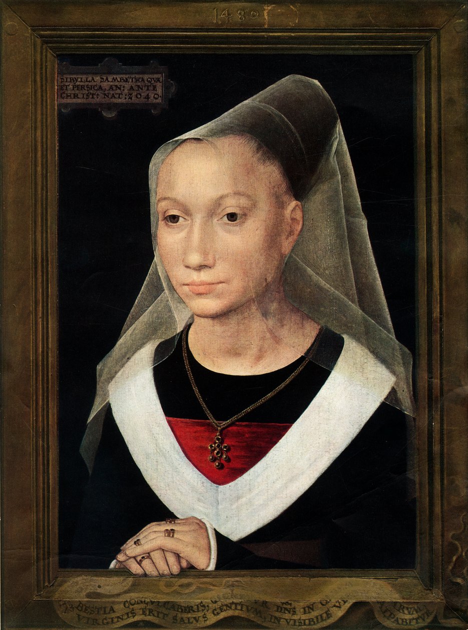 Retrato de Marie, hija de Willem Moreel de Hans Memling