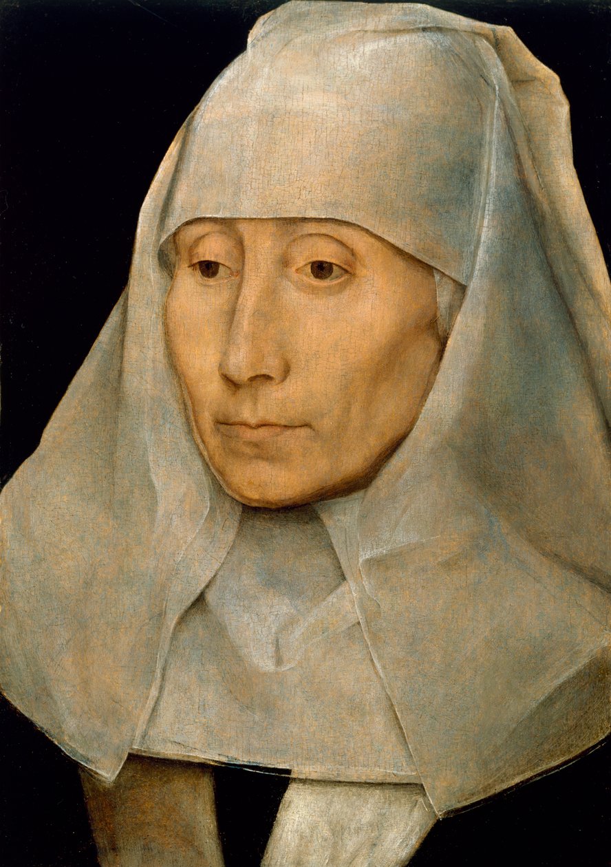 Retrato de una anciana, 1468-70 de Hans Memling