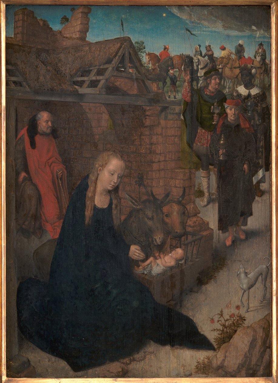 La adoración de los reyes de Hans Memling