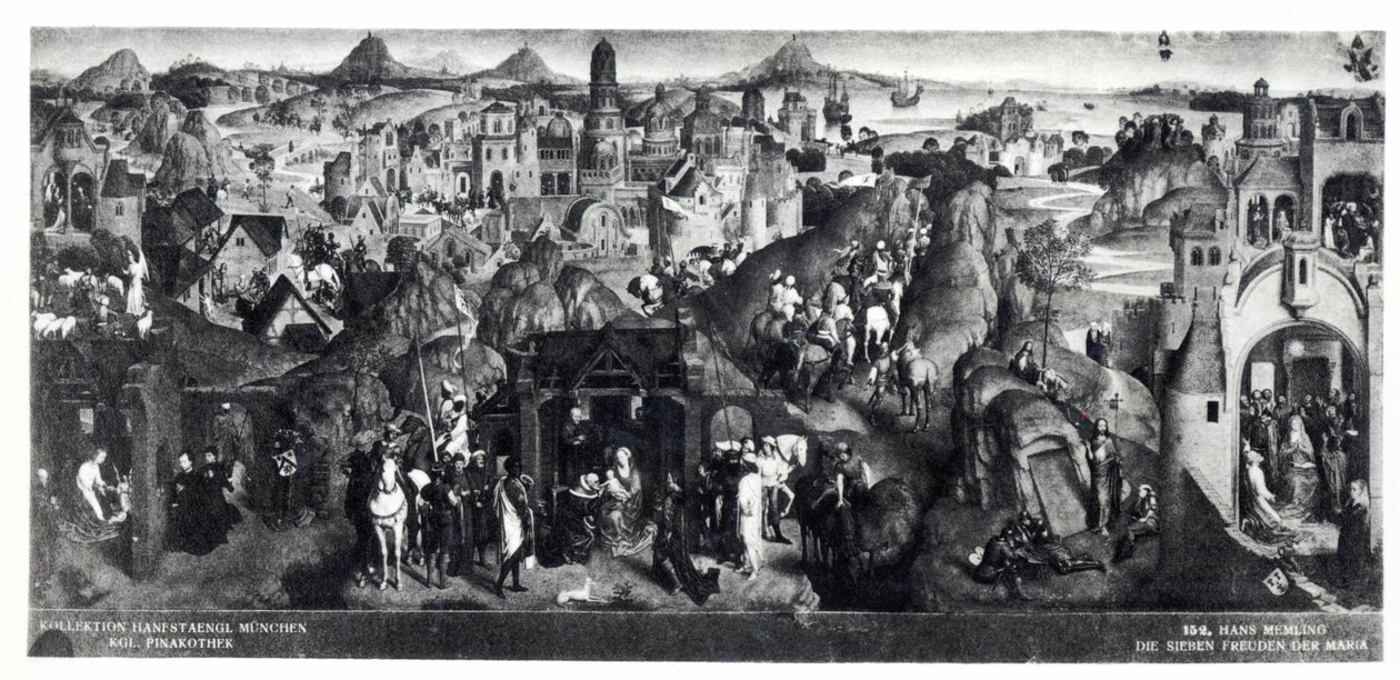 Los Siete Gozos de la Virgen, 1480 de Hans Memling