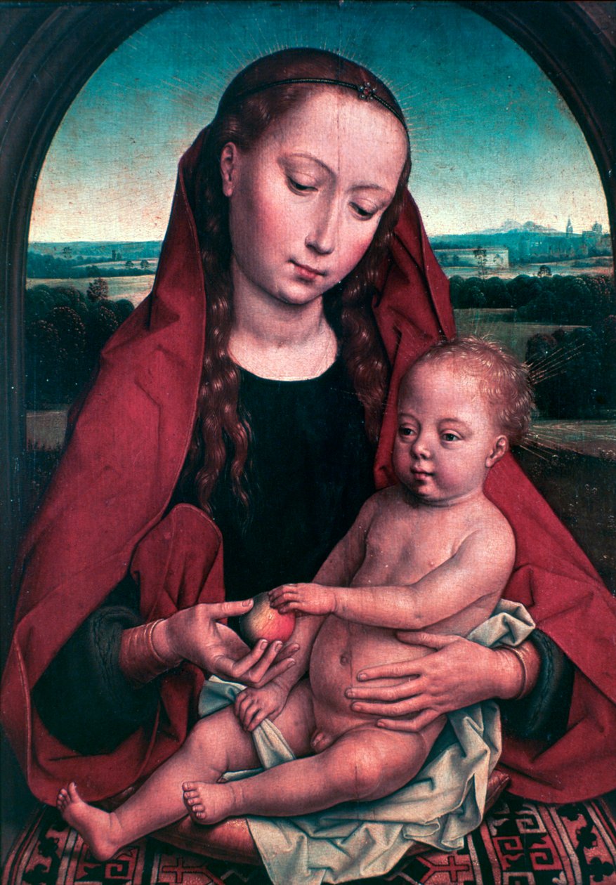 La Virgen y el Niño, c. 1453-1494 de Hans Memling