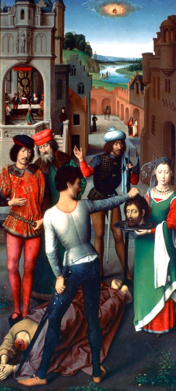 Tríptico de San Juan Bautista y San Juan Evangelista, 1479 de Hans Memling