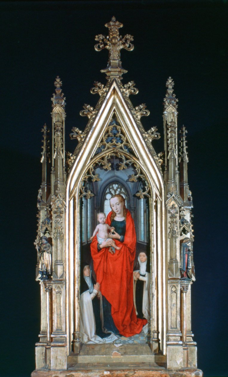 Virgen y Niño, Santuario de Santa Úrsula, 1489 de Hans Memling