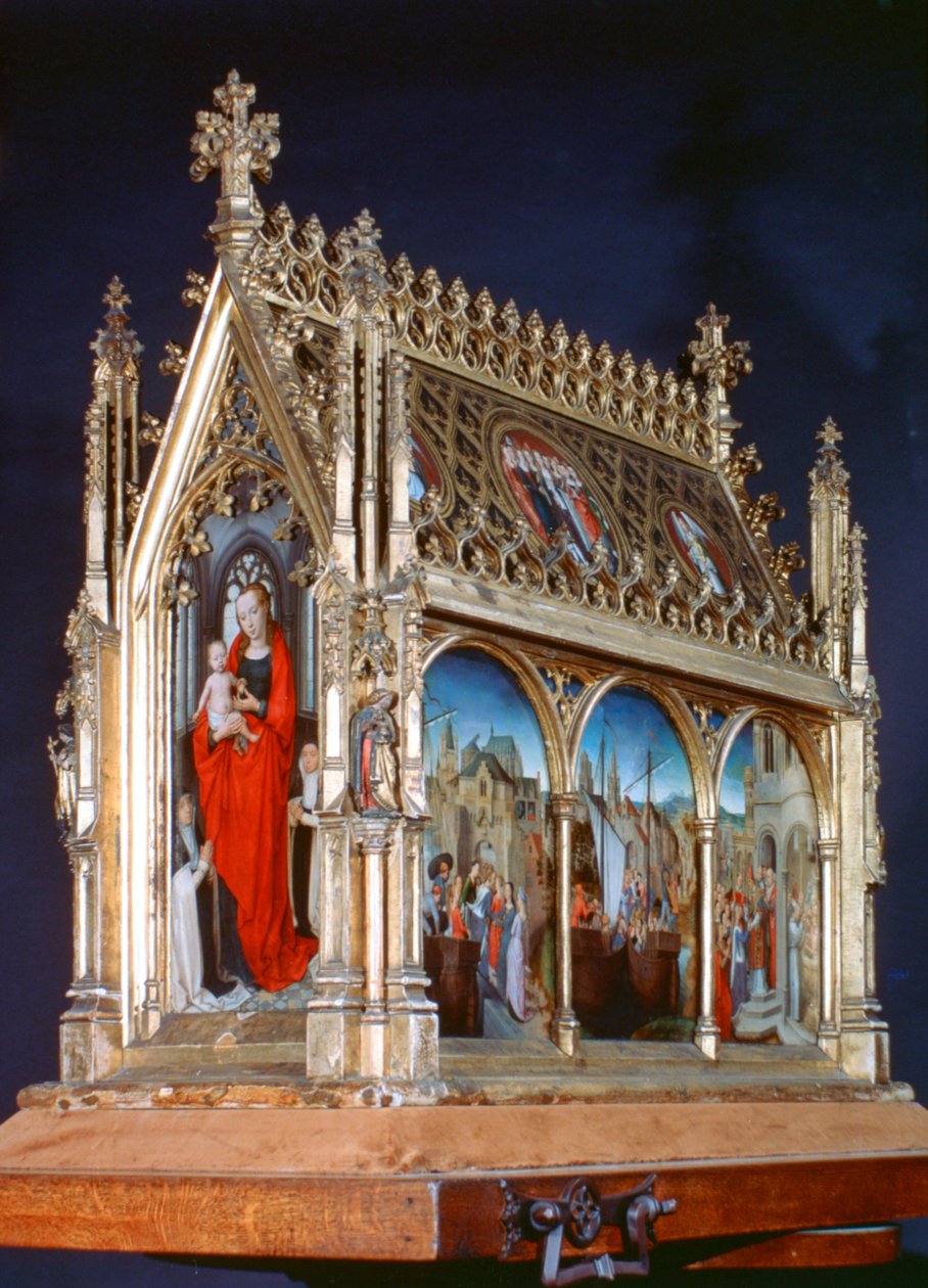 Virgen y Niño, Santuario de Santa Úrsula, 1489 de Hans Memling