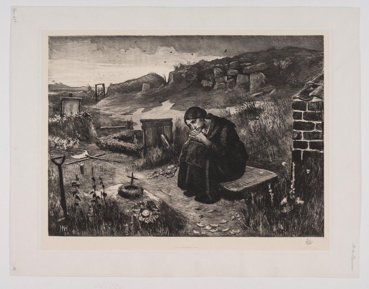La niña en el cementerio de Hans Nikolaj Hansen