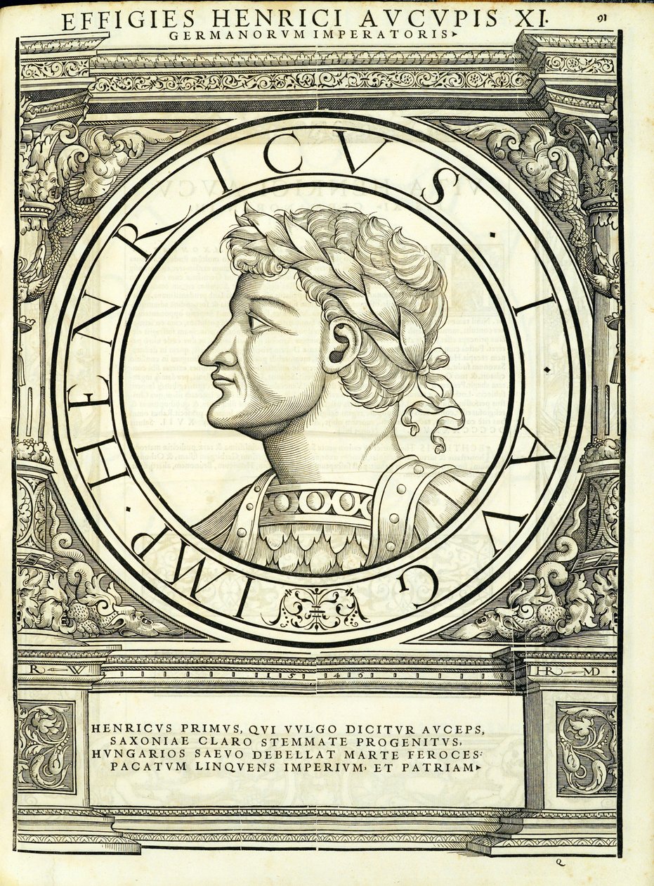 Henricus I Auceps, ilustración de 