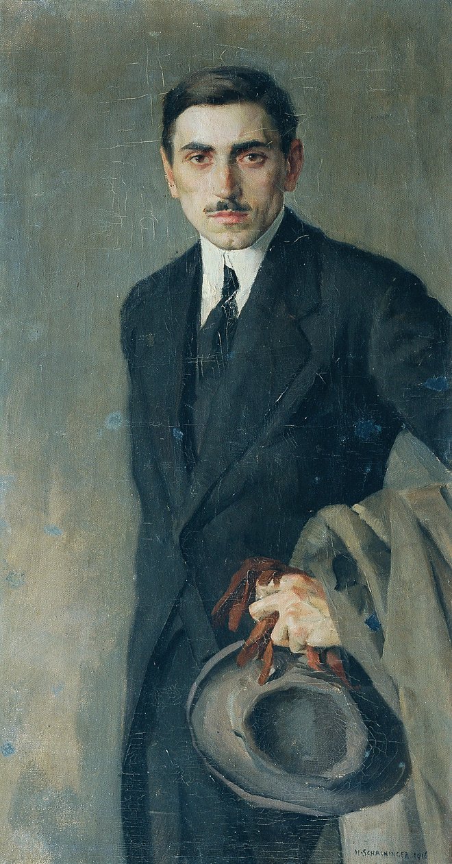 El pintor Fritz Zerritsch de Hans Schachinger