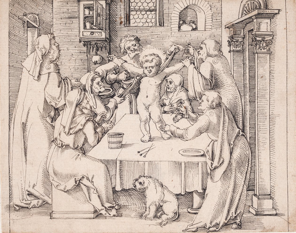 El martirio de San Simón de Trento de Hans Schäufelein