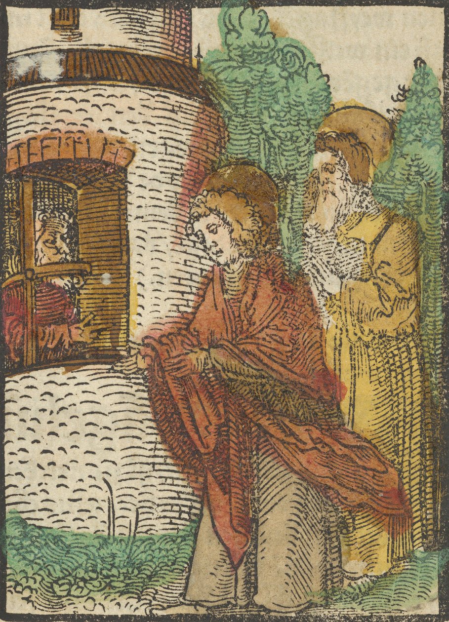 San Juan en prisión, de Das Plenarium, 1517 de Hans Schäufelein the Elder