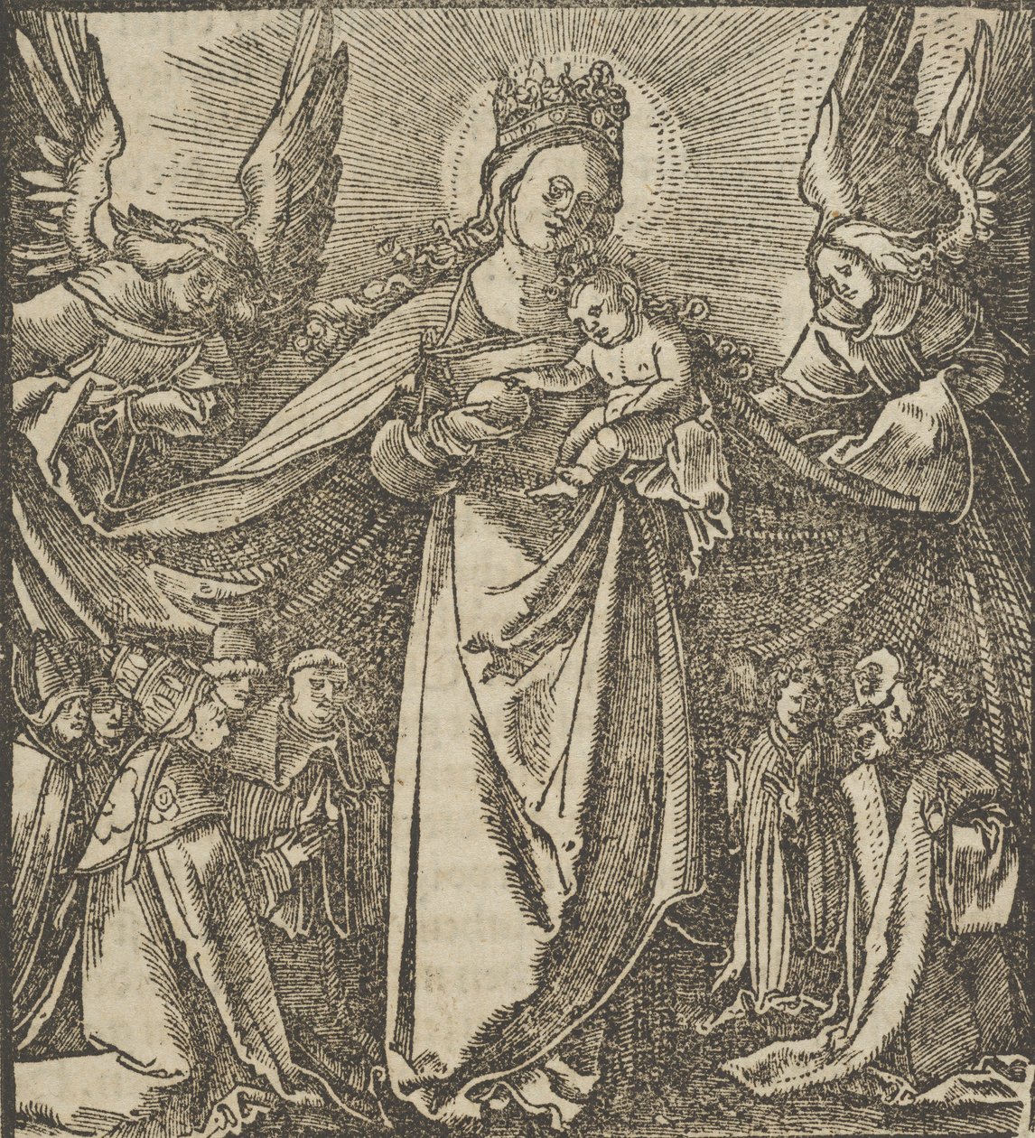 La Madonna de la Misericordia, de Hymmelwagen auff dem, wer wol lebt de Hans Schäufelein the Elder