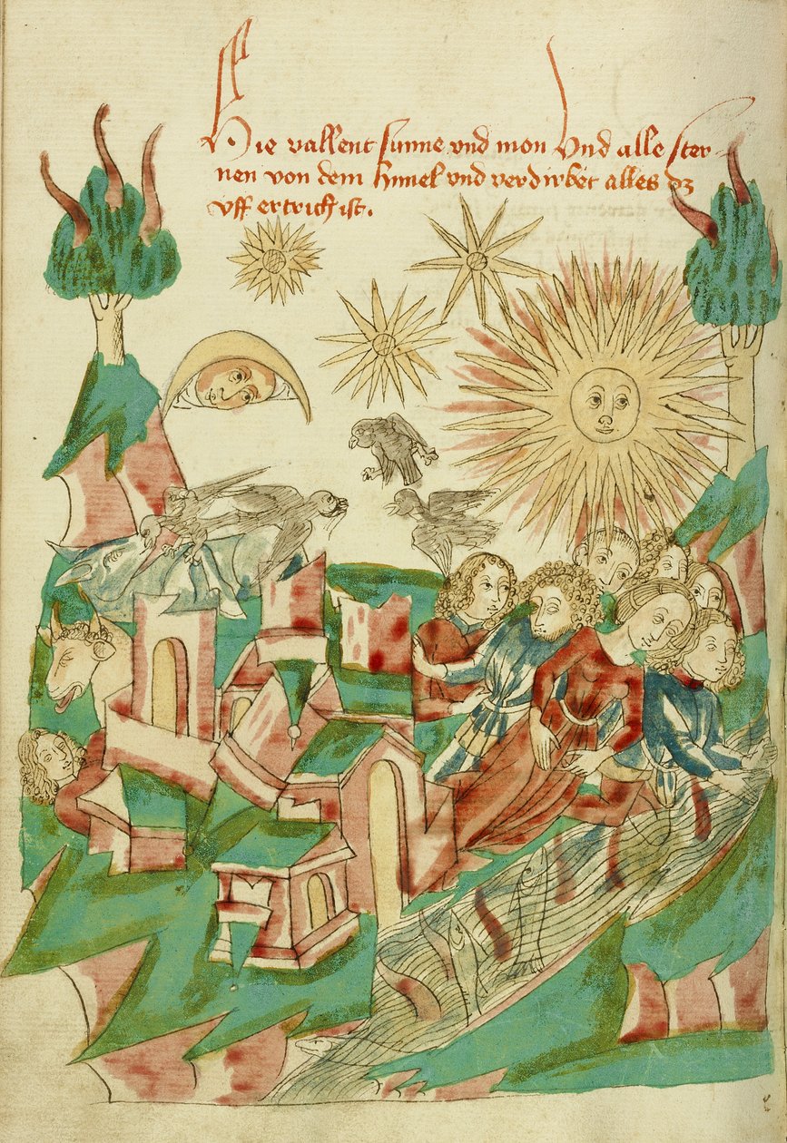 El Fin del Mundo Ms Ludwig XV 9 fol. 95v, 1469 de Hans Schilling