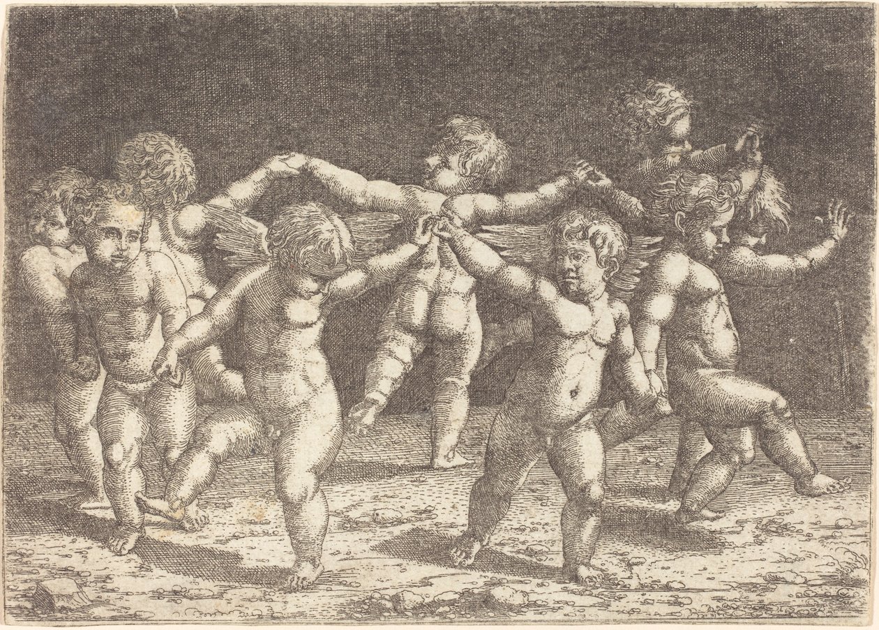 Danza de los dioses del amor de Hans Sebald Beham