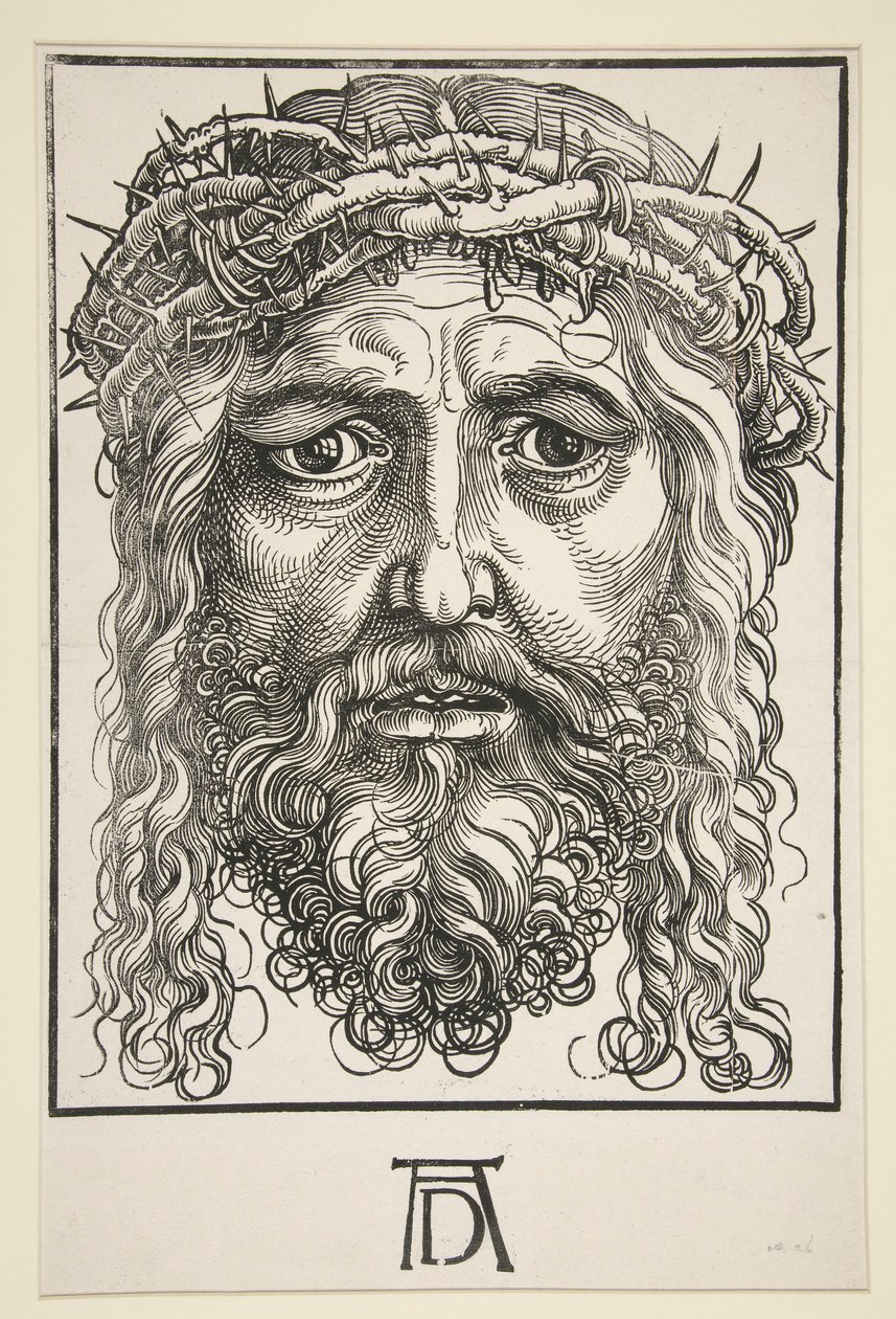 Cabeza de Cristo coronada de espinas de Hans Sebald Beham