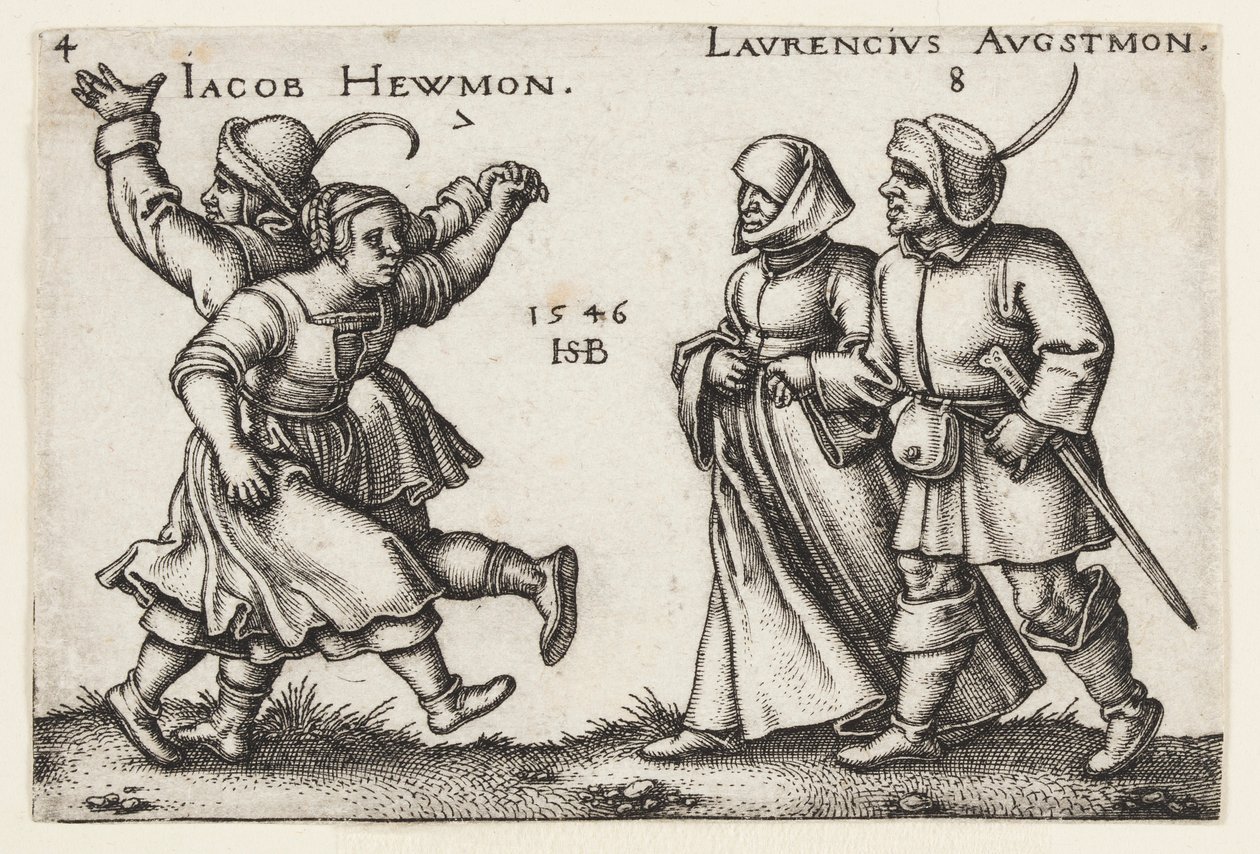 Julio y agosto de Hans Sebald Beham