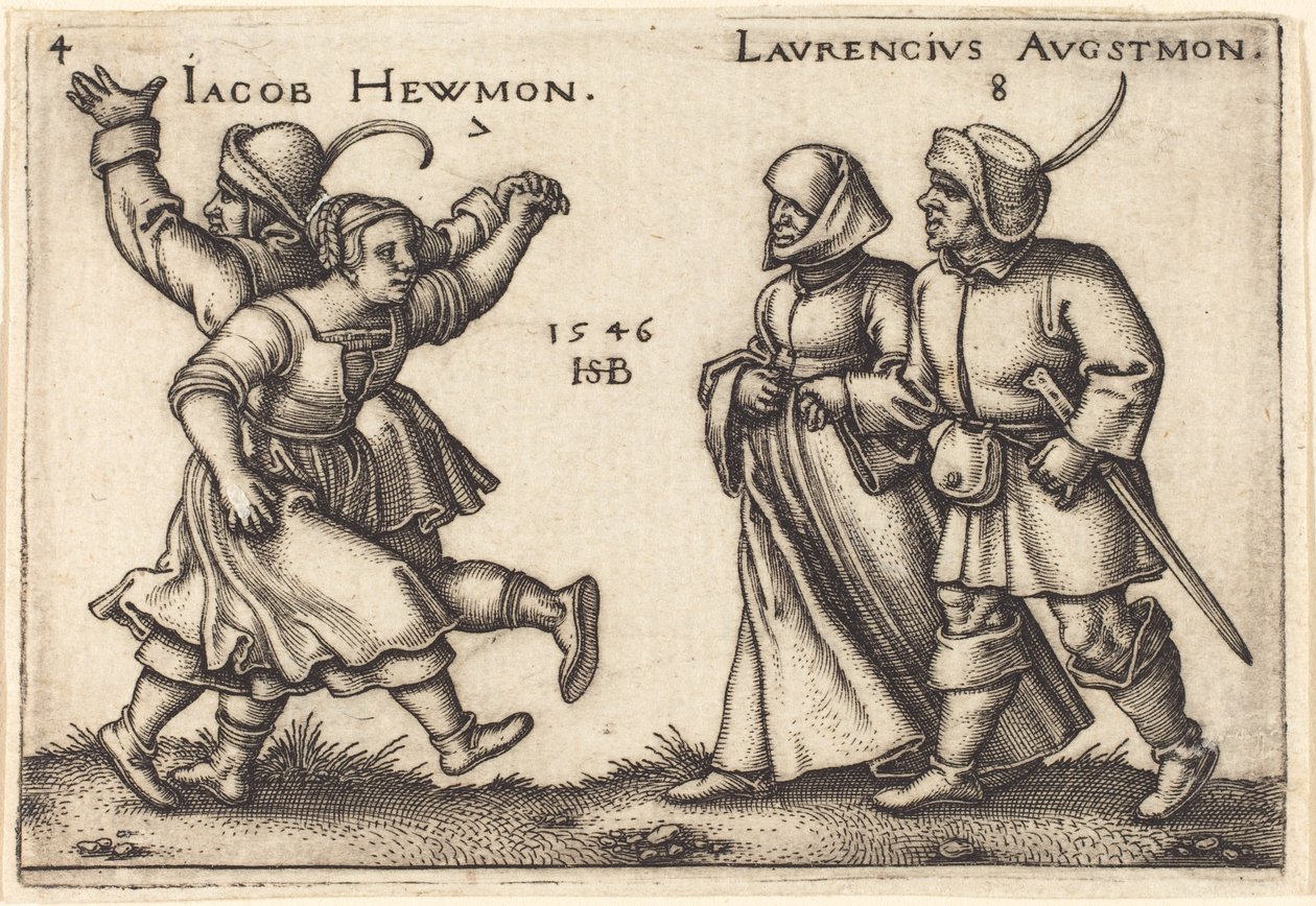 Julio y agosto de Hans Sebald Beham